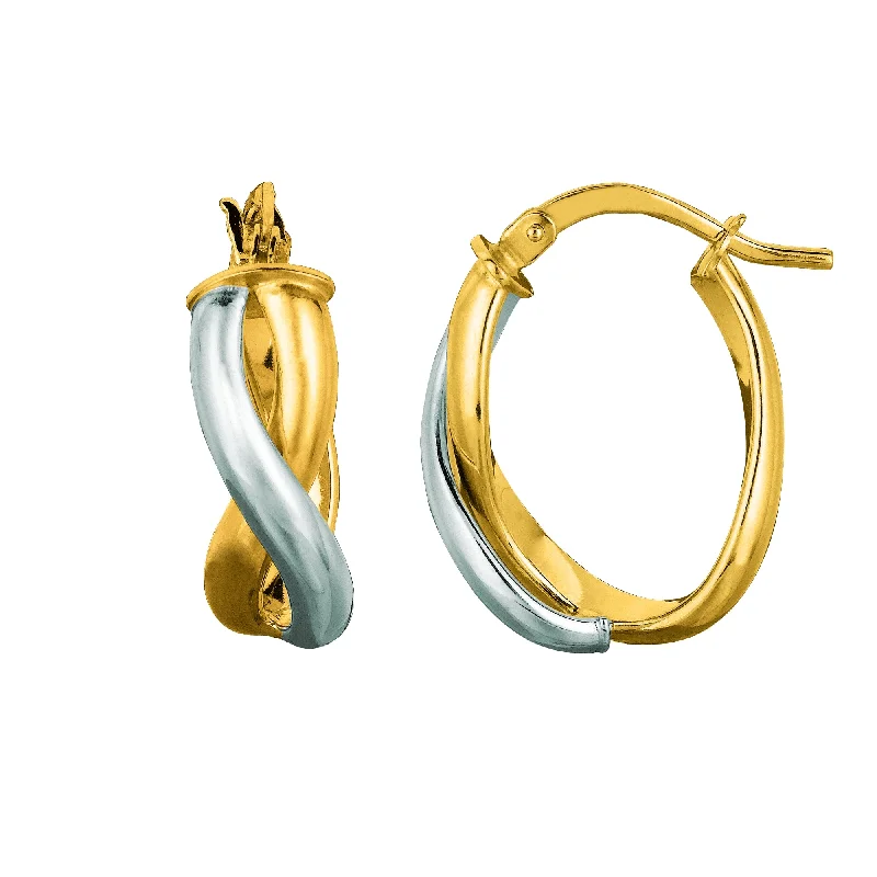 Best hoop earrings with vintage coins for a retro, antique-inspired style-14K Gold Freeform Hoop Earring