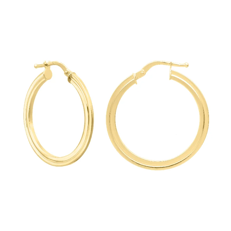 Best hoop earrings with infinity designs for a timeless and meaningful symbol-14K Gold Round Concentric Hoops