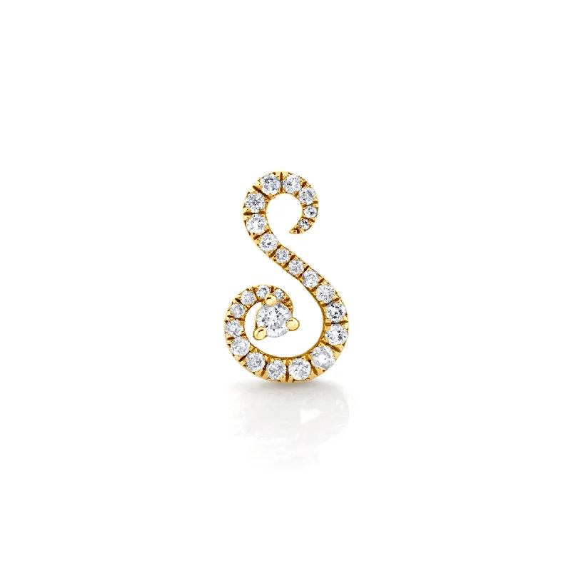 Best hoop earrings with sparkling cubic zirconia for a brilliant, budget-friendly effect-Mini Enigma S Stud