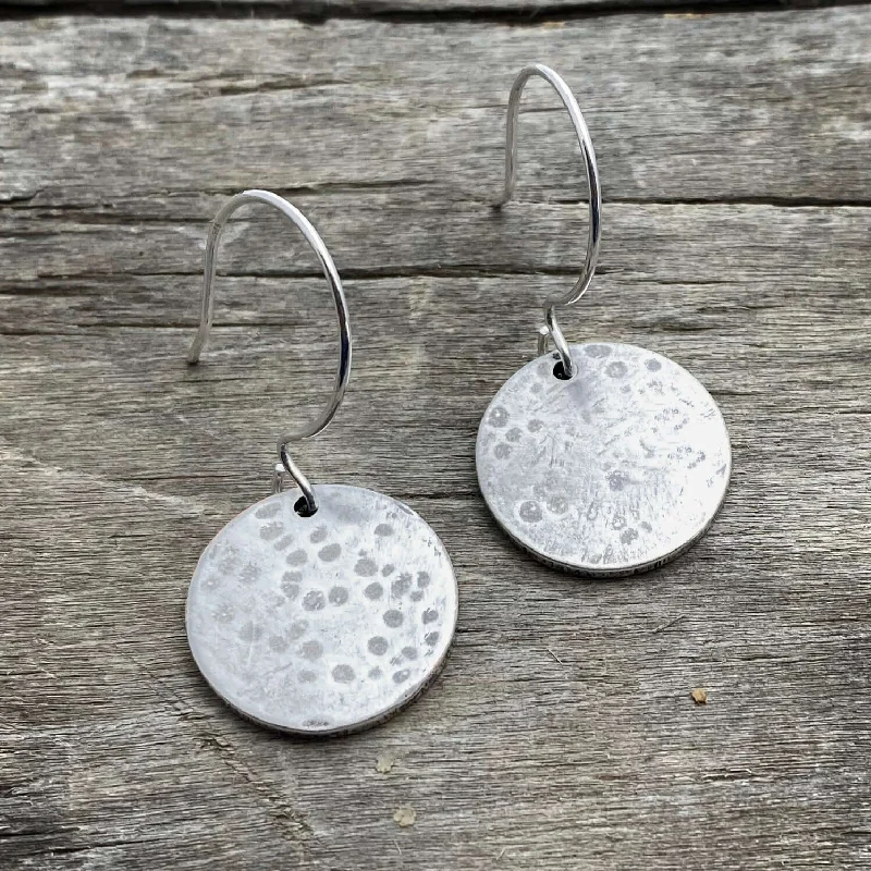 Hoop earrings with a chunky design for a bold and trendy statement-Moon Drops Earrings