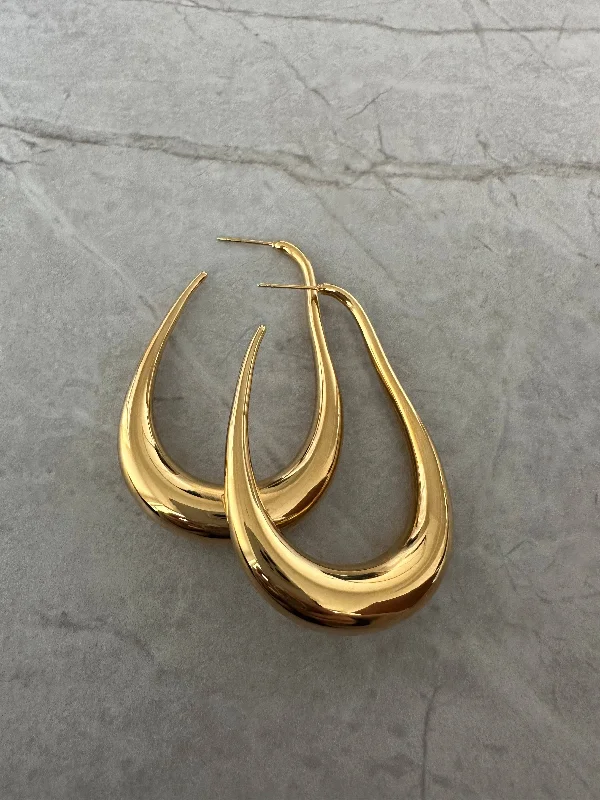 Best hoop earrings with twisted rope designs for a nautical-inspired style-Oblong Earrings