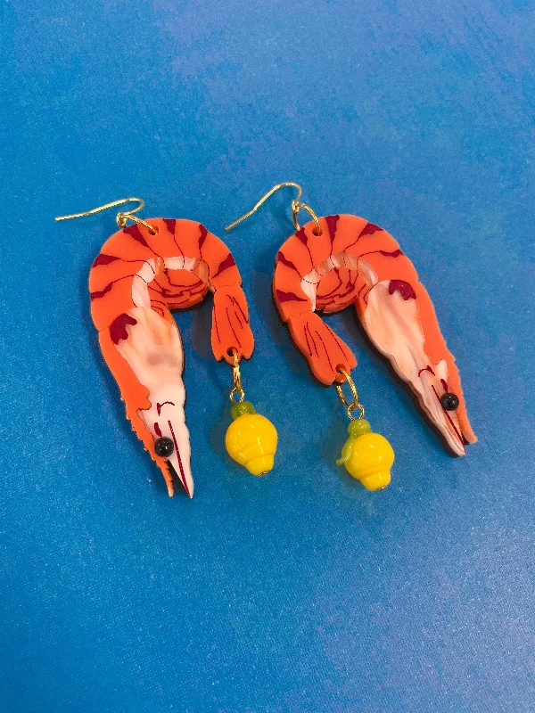 Best hoop earrings with angel wing accents for a spiritual and meaningful design-Paradiso Perduto Shrimp Earrings Large