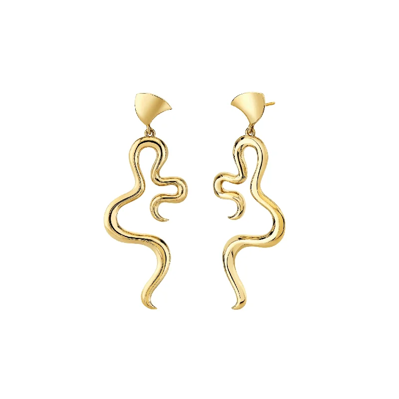 Best hoop earrings with baroque pearls for a luxurious and elegant vibe-Petite Enigma Earrings | Ready to Ship