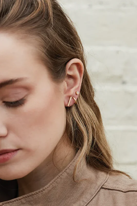 Best hoop earrings with intricate beaded details for a textured, stylish appearance-Scarlett Stud Trio