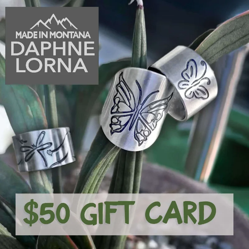 Best hoop earrings with geometric shapes for a modern and artistic appeal-The dL Gift Card