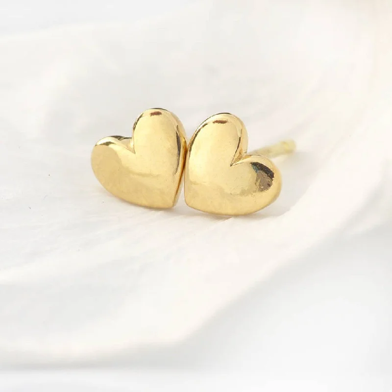 Stud Earrings for Prom Night -Heart Stud Earrings