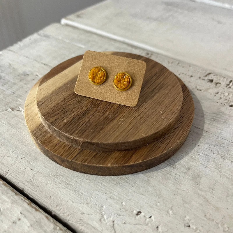 Small Stud Earrings for Delicate -terracotta bliss stud earrings