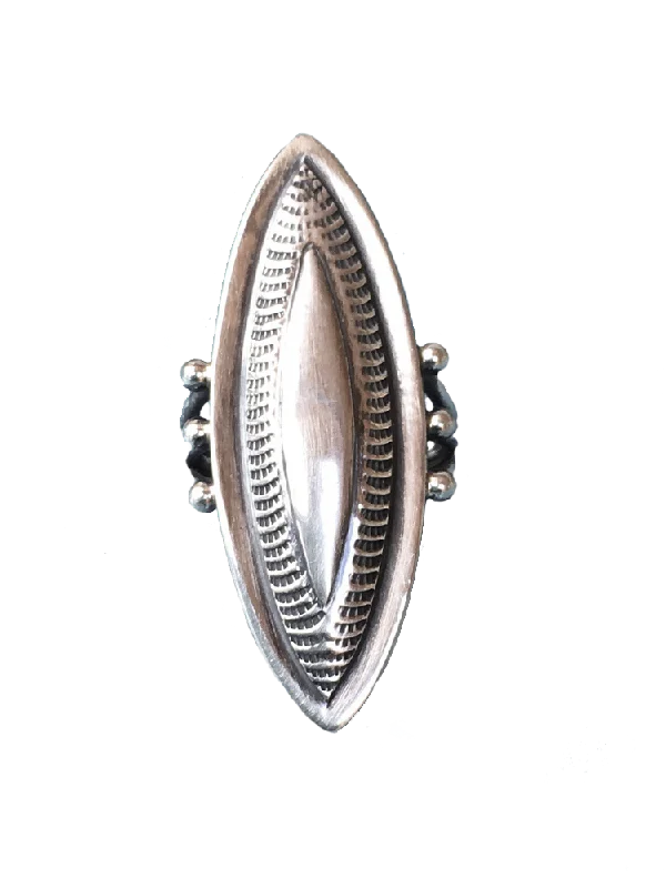 Women’s rings with agate slices for earthiness -Lani Tall Ring