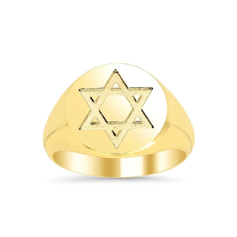 Women’s rings with tiger eye for boldness -Star of David Signet Ring for Men