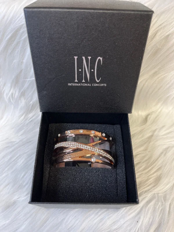 Bangles with claw-set stones for security -Bracelet Bangle By International Concepts