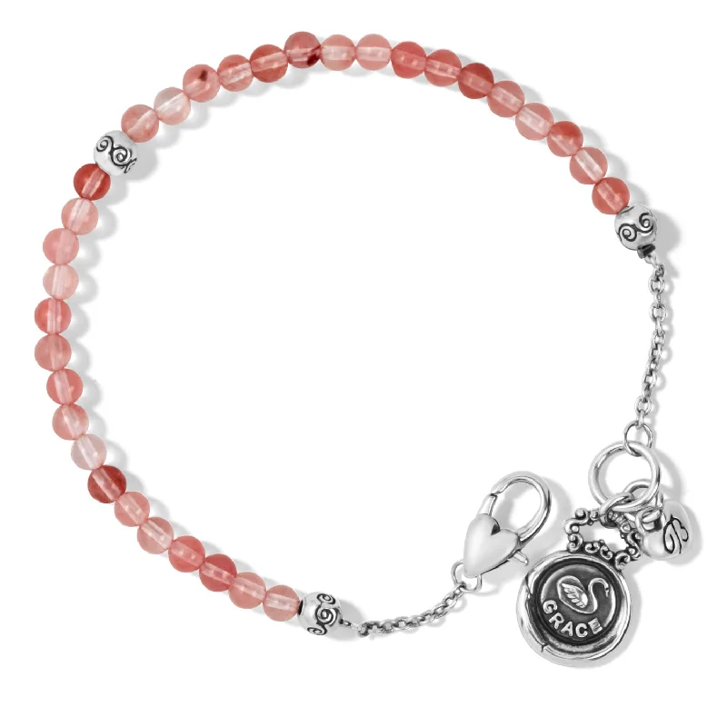 Bangles with rose-cut gems for vintage -Sweet Reflections Grace Bracelet