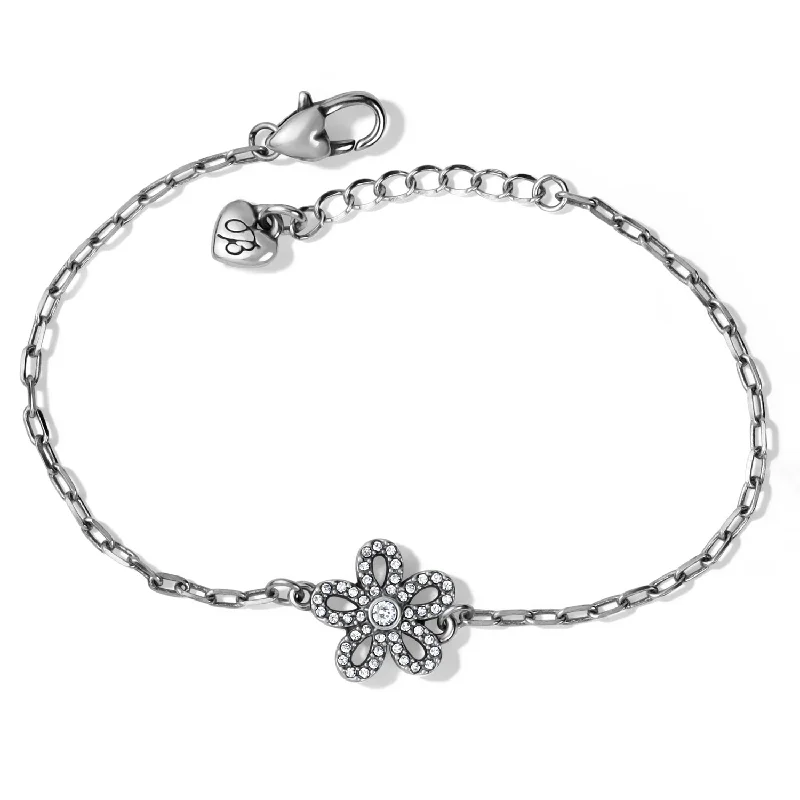 Bangles with interlocking links for uniqueness -Illumina Daisy Petite Bracelet