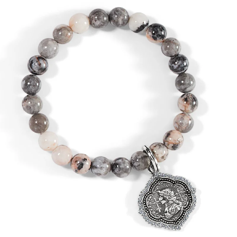 Bracelets with engraved constellations for stargazers -Joan of Arc Stretch Bracelet