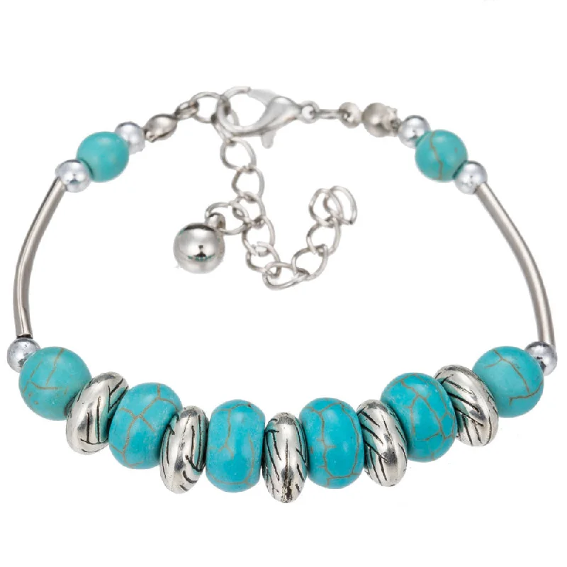 Bracelets with pearl beads for classic beauty -Wholesale Turquoise Bracelets